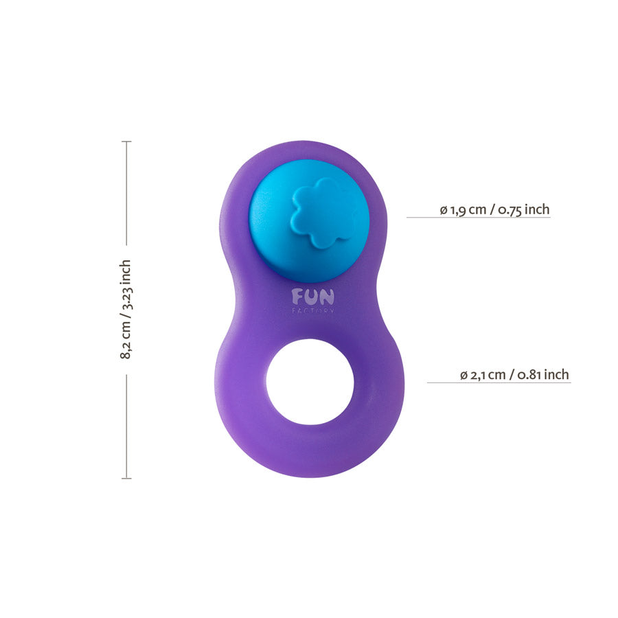 Fun Factory 8IGHT Cock Ring Sensual Lace and Leather Fun Factory 8IGHT Cock Ring Sensual Lace and Leather