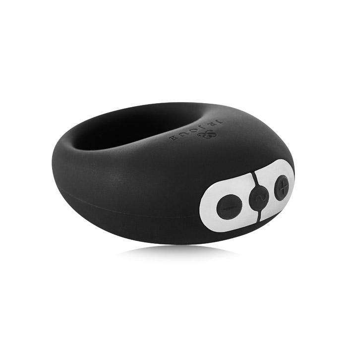 Je Joue Mio Vibrating Cock Ring Black Sensual Lace and Leather Je Joue Mio Vibrating Cock Ring Black Sensual Lace and Leather